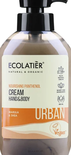 Tief nährende Körper- und Handcreme mit Marula, Kukuinuss und Panthenol