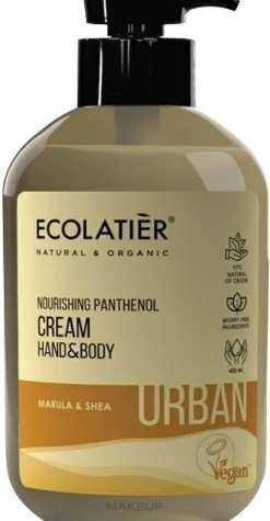 Tief nährende Körper- und Handcreme mit Marula, Kukuinuss und Panthenol