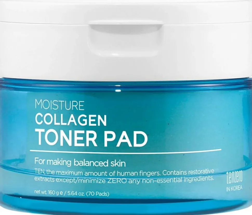 Toner-Pads mit Kollagen für das Gesicht