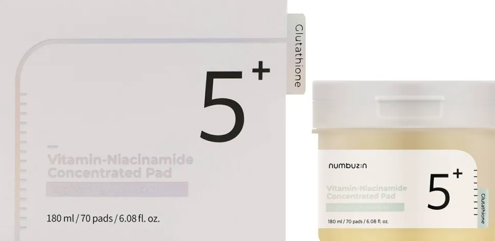 Tonisierende Pads für das Gesicht mit Vitaminen