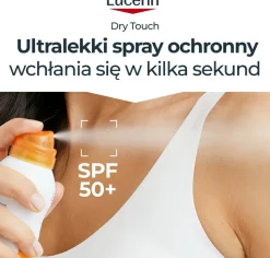 Transparenter Sonnenschutzspray für den Körper