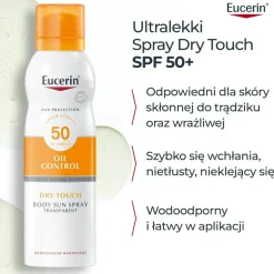 Transparenter Sonnenschutzspray für den Körper