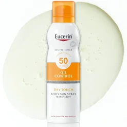 Transparenter Sonnenschutzspray für den Körper