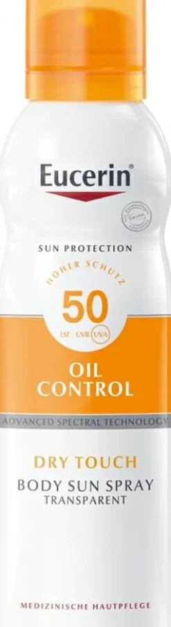 Transparenter Sonnenschutzspray für den Körper