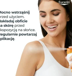 Transparenter Sonnenschutzspray für den Körper