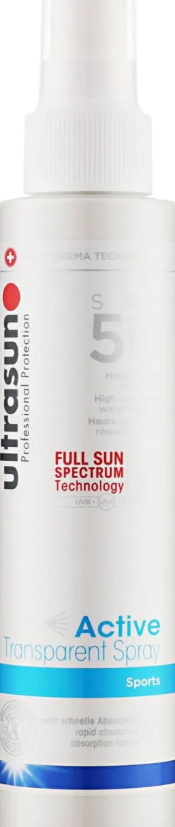 Transparenter Sonnenschutzspray SPF50