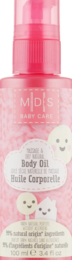 Trockenes Baby-Massageöl mit Raps