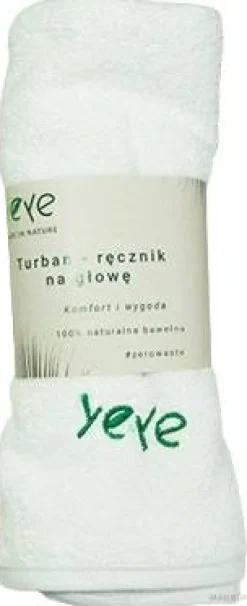 Turban-Handtuch aus Baumwolle zum Trocknen der Haare 500 g weiß