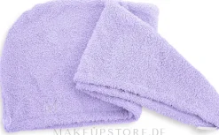 Turban-Handtuch für das Haar lila