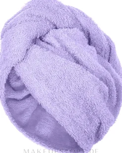 Turban-Handtuch für das Haar lila