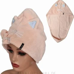 Turban-Hut mit Katzenmuster