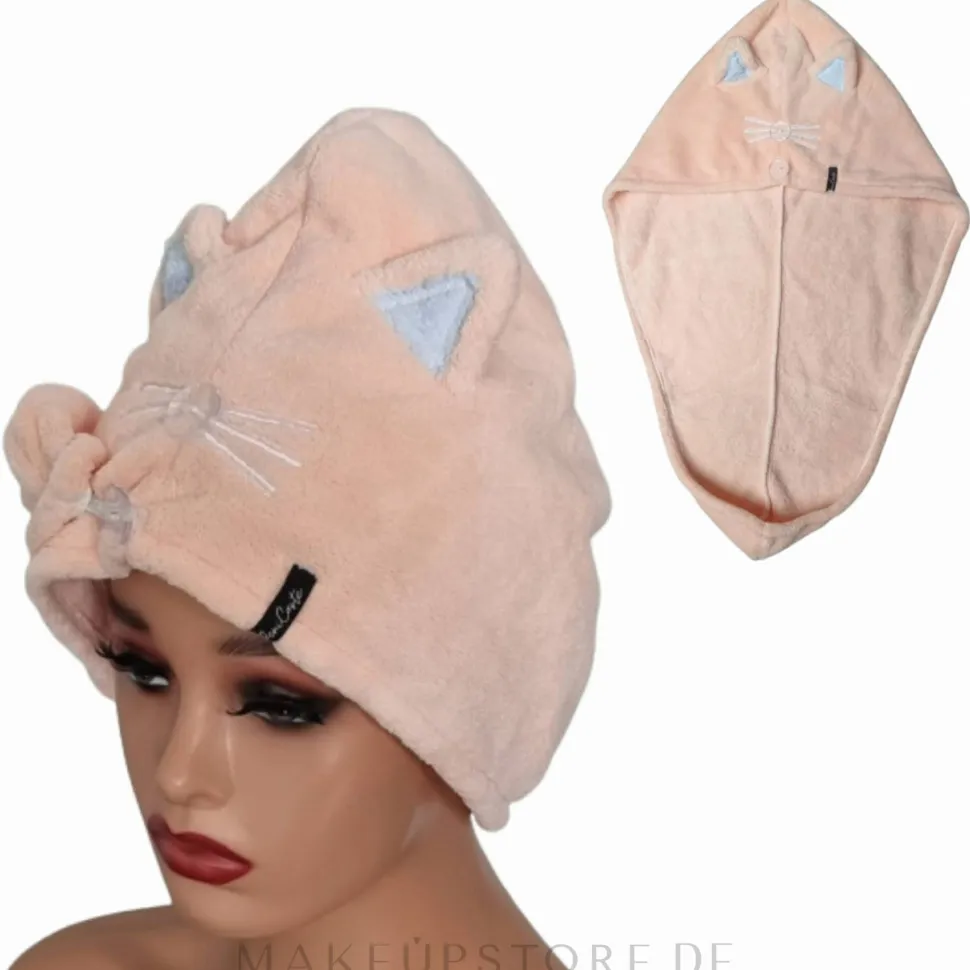 Turban-Hut mit Katzenmuster