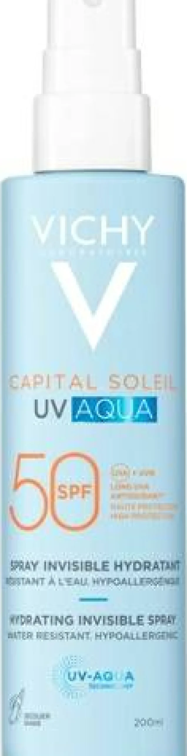 Ultraleichter feuchtigkeitsspendender Sonnenschutz-Spray für Gesicht und Körper SPF 50