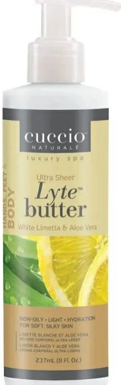Ultraleichtes Öl für Hände, Füße und Körper 'Weiße Limette und Aloe Vera'