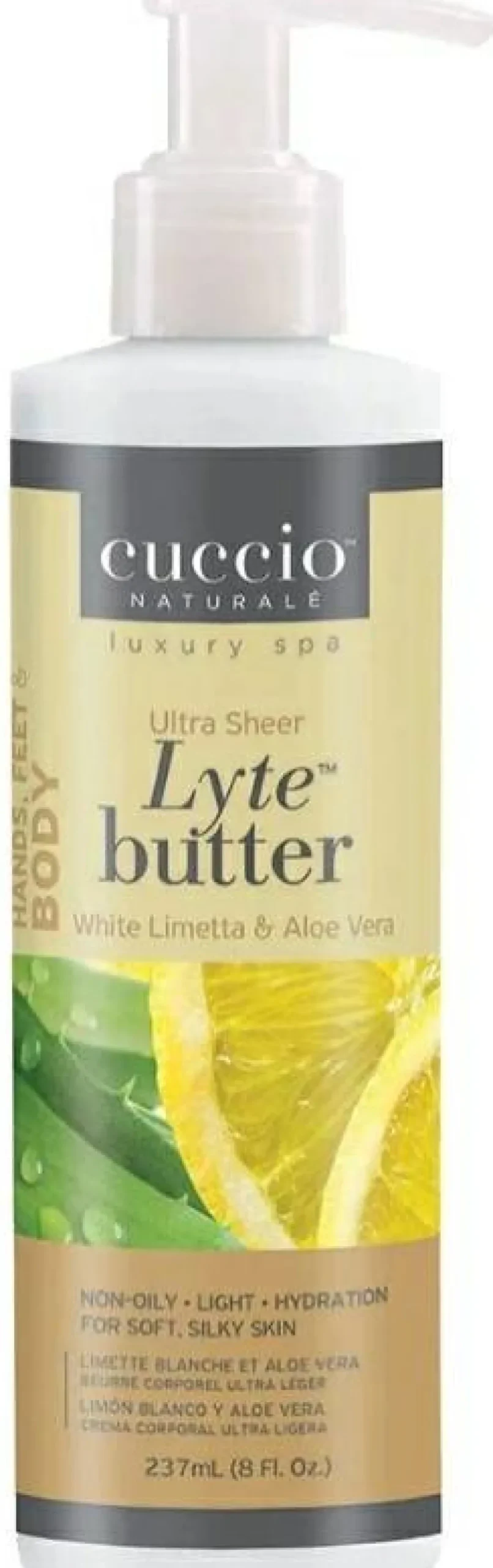Ultraleichtes Öl für Hände, Füße und Körper 'Weiße Limette und Aloe Vera'