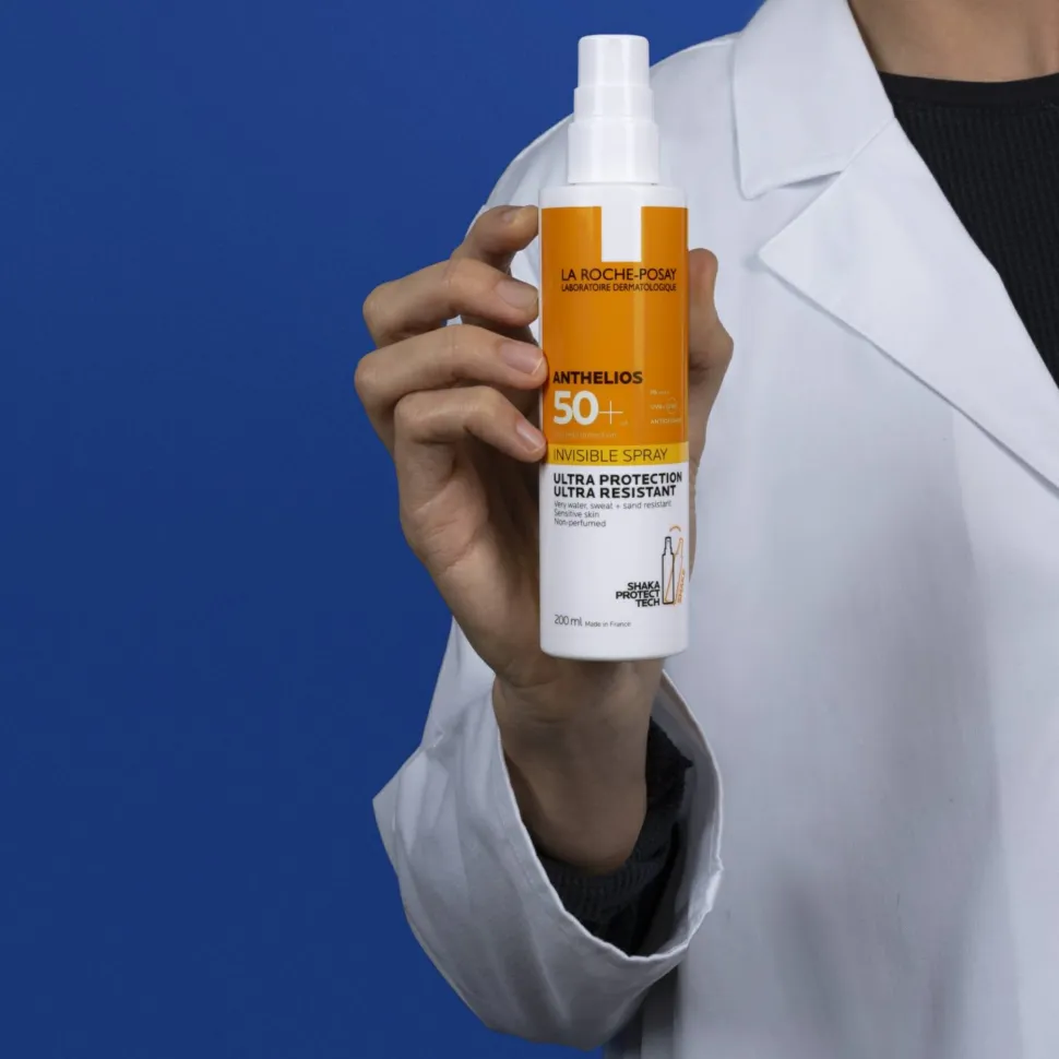 Ultra leichtes wasserfestes, schweißresistentes und sandabweisendes Sonnenschutzspray für das Gesicht und Körper SPF 50+