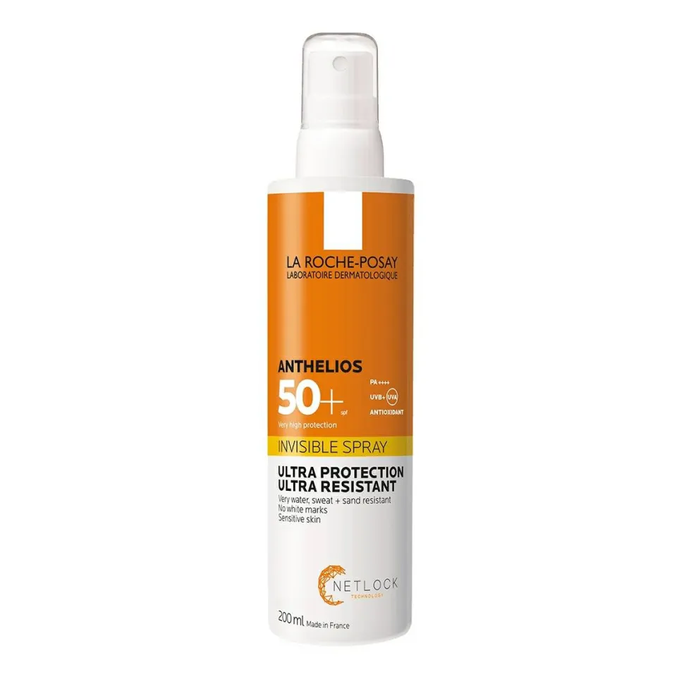 Ultra leichtes wasserfestes, schweißresistentes und sandabweisendes Sonnenschutzspray für das Gesicht und Körper SPF 50+