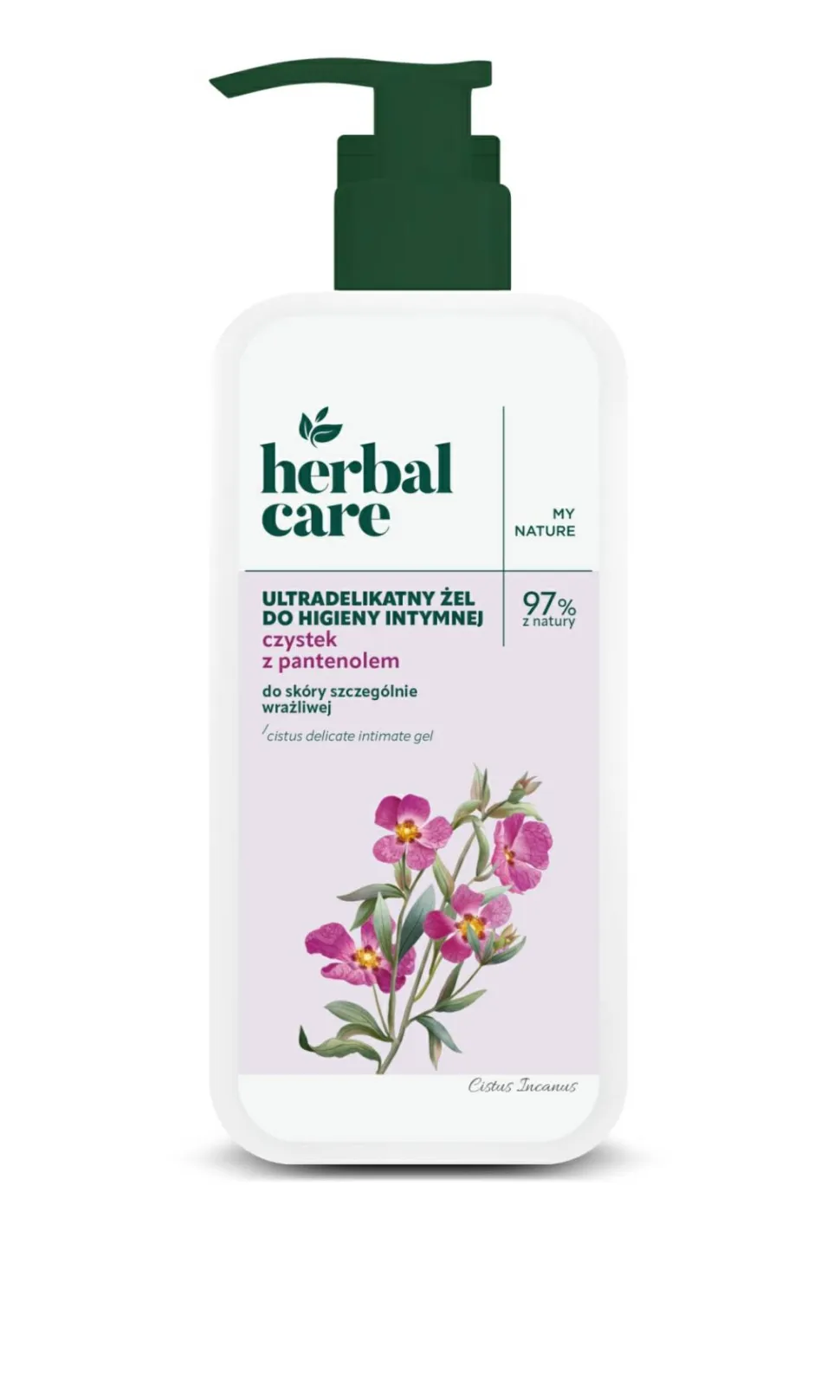 Ultraweiches Gel für die Intimhygiene mit Zistrosenkraut und Panthenol