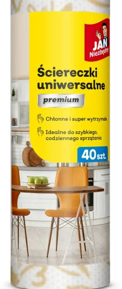 Universelle Tücher auf der Rolle, 40 Stück