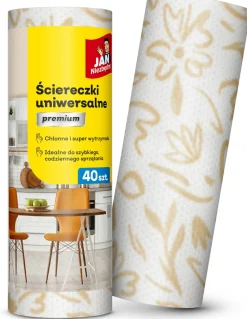 Universelle Tücher auf der Rolle, 40 Stück
