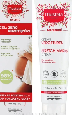 Unparfümierte Creme gegen Schwangerschaftsstreifen