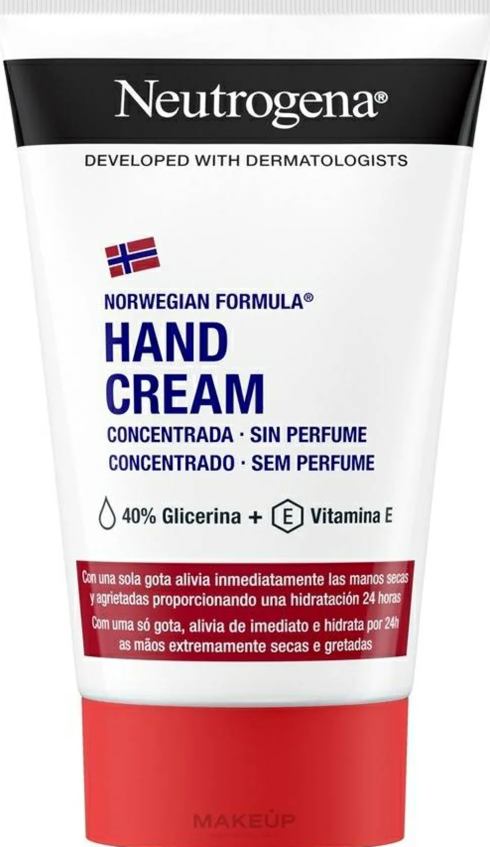Unparfümierte Handcreme für angegriffene und trockene Haut