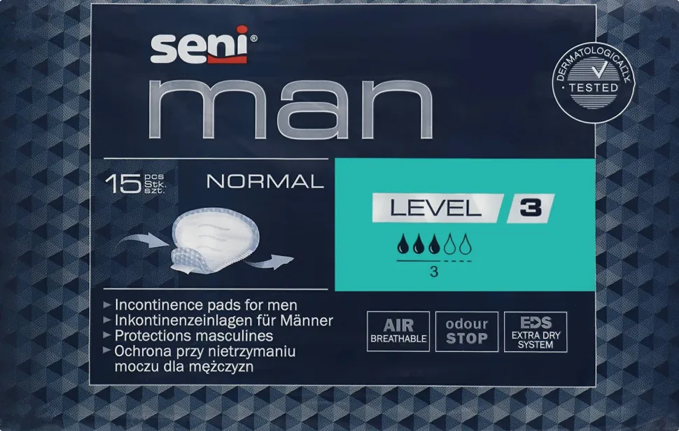 Urologische Einlagen für Männer Seni Man Extra Level 3 15 St.