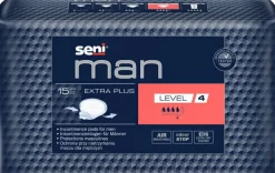 Urologische Einlagen für Männer Seni Man Extra Plus Level 4 15 St.