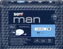 Urologische Einlagen für Männer Seni Man Normal Level 2 15 St.