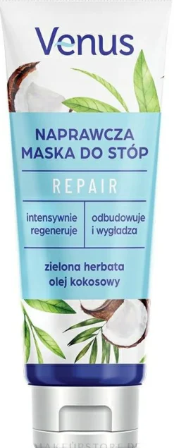 Vitalisierende Fußmaske Grüner Tee und Kokosöl