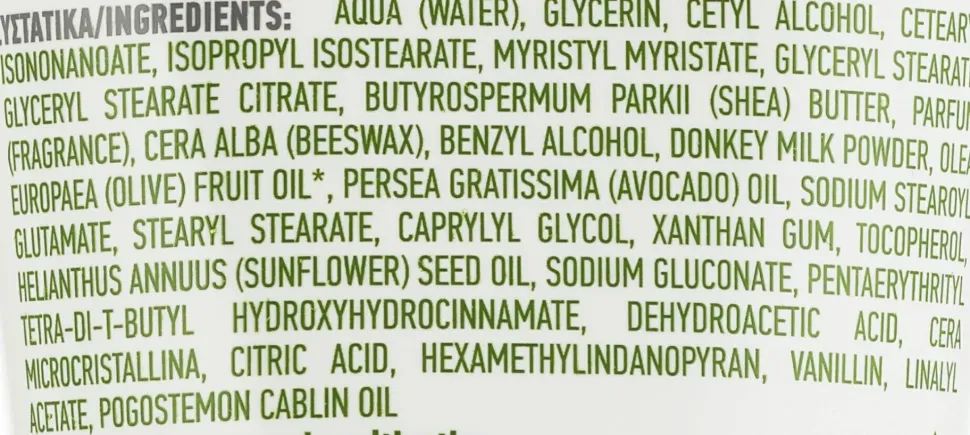 Vitalisierende Hand- und Körpercreme mit Eselsmilch