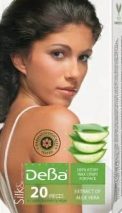 Wachsstreifen für die Gesichtsenthaarung mit Aloe Vera