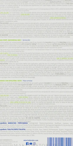 Wachsstreifen für die Körperdepilation