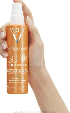 Wasserdichtes Körperspray mit Sonnenschutzfilter SPF 30