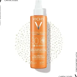 Wasserdichtes Körperspray mit Sonnenschutzfilter SPF 30