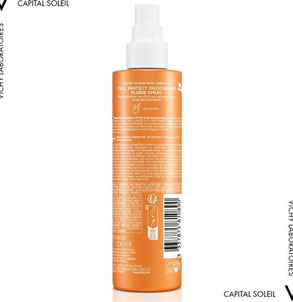 Wasserdichtes Körperspray mit Sonnenschutzfilter SPF 30