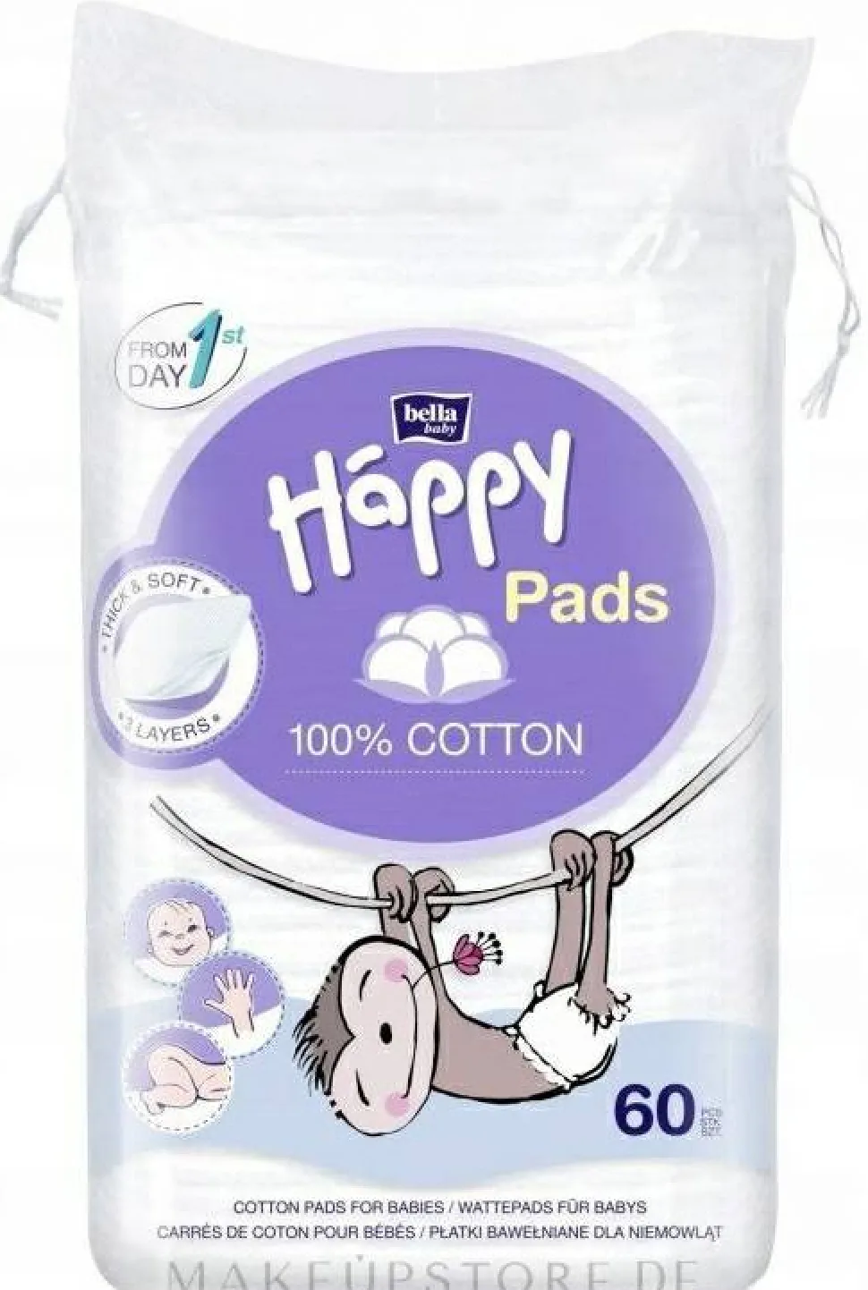 Wattepads für Kinder 60 St.