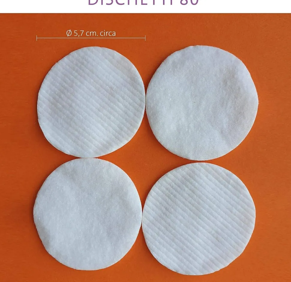 Wattepads, rund, 80 Stk