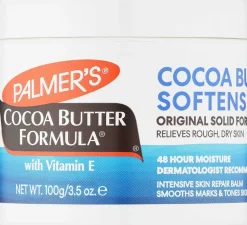 Weichmachende Kakaobutter für den Körper mit Vitamin E