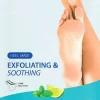 Weichmachende Peelingmaske für rissige Fersen mit Pfefferminz- und Limettenextrakt