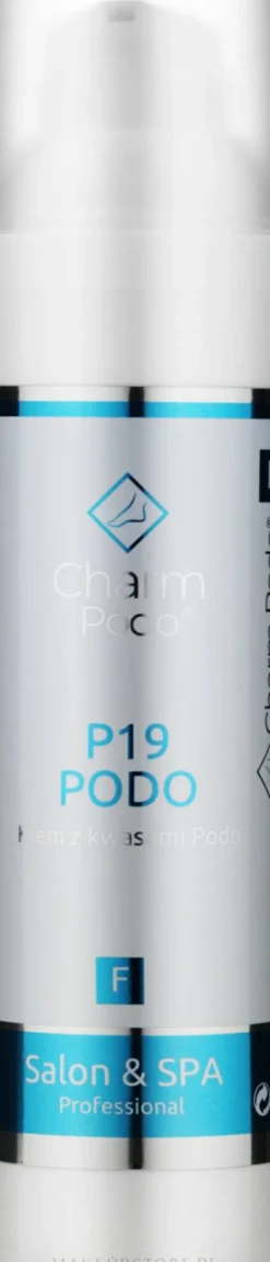 Weichmachende und glättende Fußcreme mit Säuren