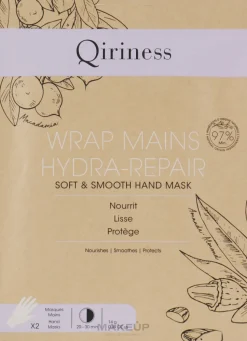 Weichmachende und glättende Handmaske