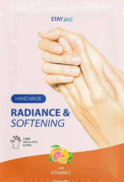 Weichmachende und pflegende Handmaske in Handschuh-Form mit Vitamin C