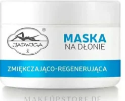 Weichmachende und regenerierende Handmaske