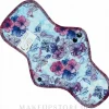 Wiederverwendbare Slipeinlagen mit Baumwolle Fuchsie mit Blumen