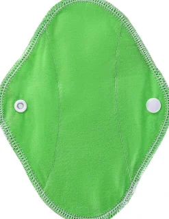 Wiederverwendbare Slipeinlagen mit Baumwolle und Pfingstrose grün