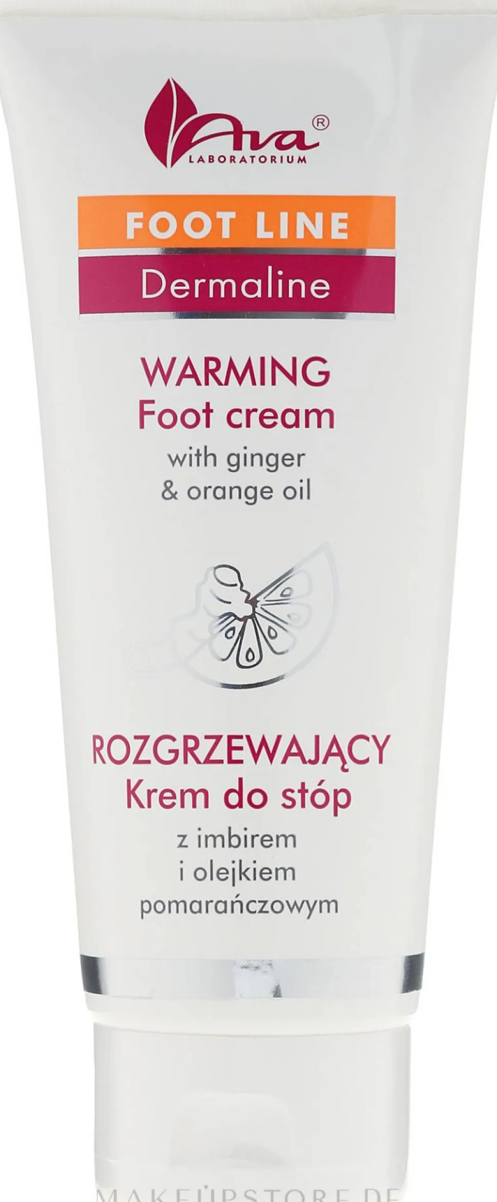 Wärmende Fußcreme mit Ingwer und Orangenöl