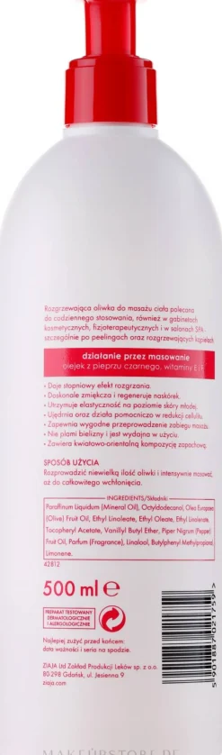 Wärmendes Massageöl