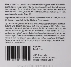 Zahnaufhellungspulver mit Kokoskohle