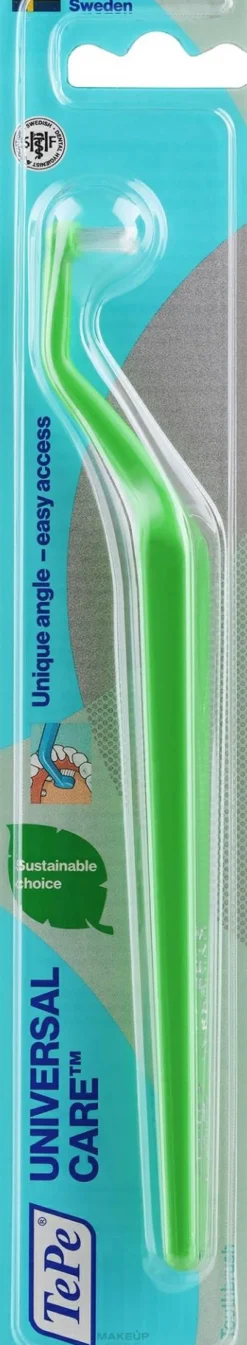 Zahnbürste für Zahnersatz und Implantate grün